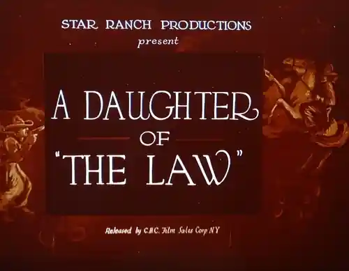 A Daughter of 'the Law' scene