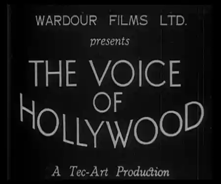 The Voice of Hollywood No. 7 scene