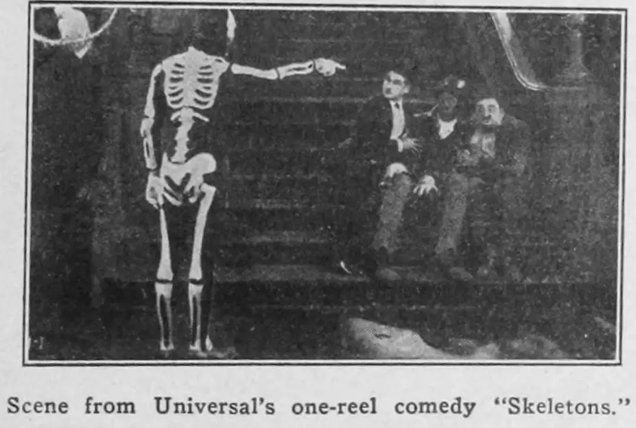 Skeletons scene