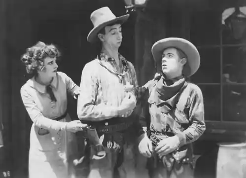 Mama's Cowpuncher scene