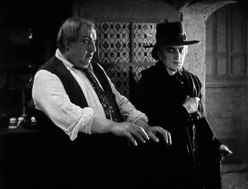Le manoir de la peur scene