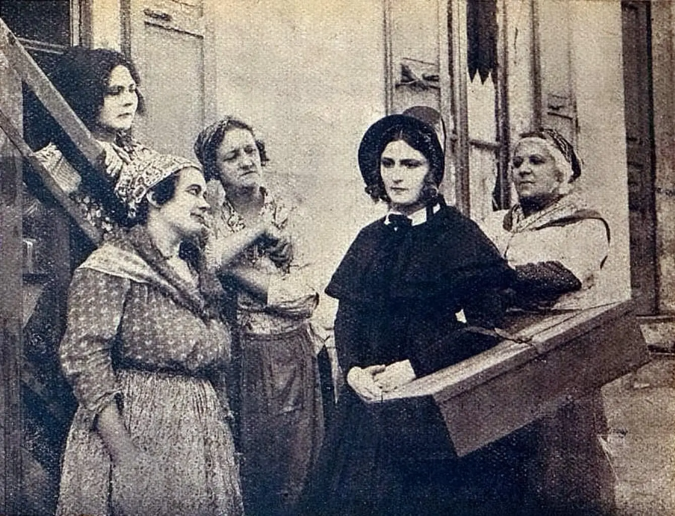 Le chiffonnier de Paris scene