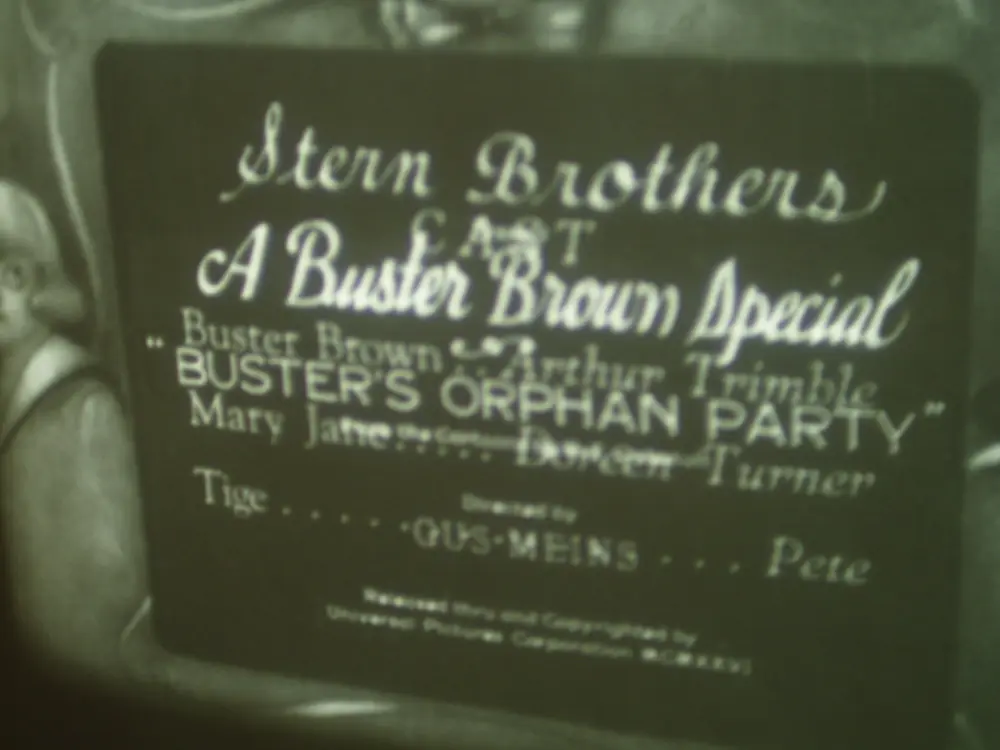 Buster's Orphan Party scene