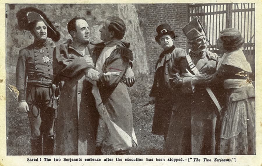 The Two Sergeants scene