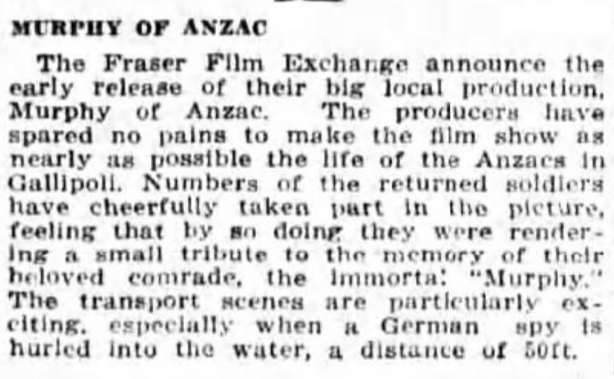 Murphy of Anzac scene