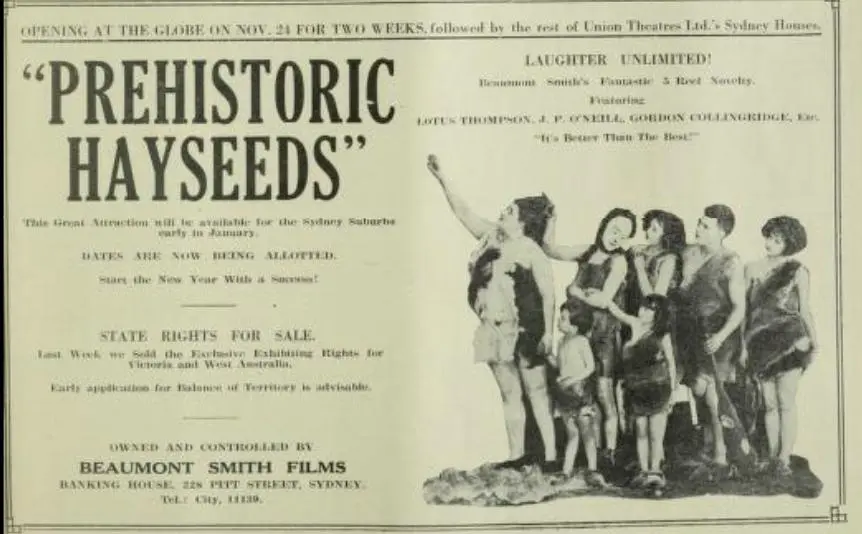 Prehistoric Hayseeds scene