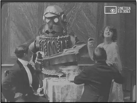 The Mechanical Man scene