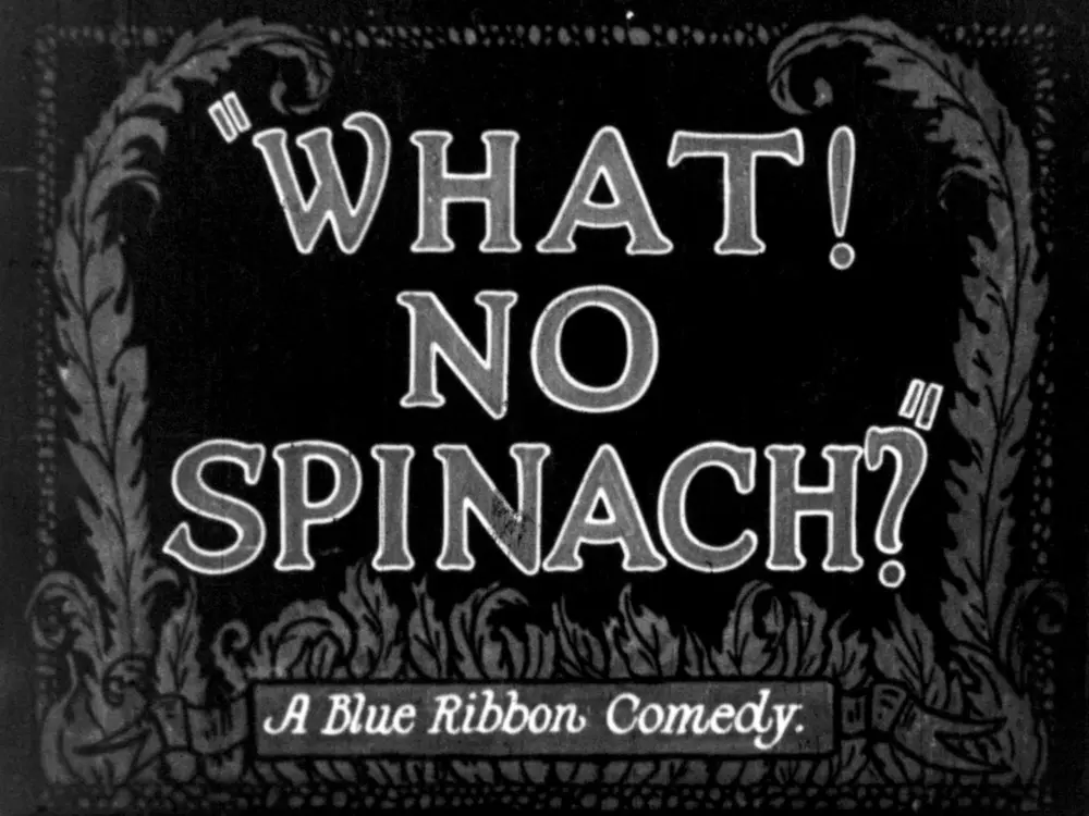 What! No Spinach? scene