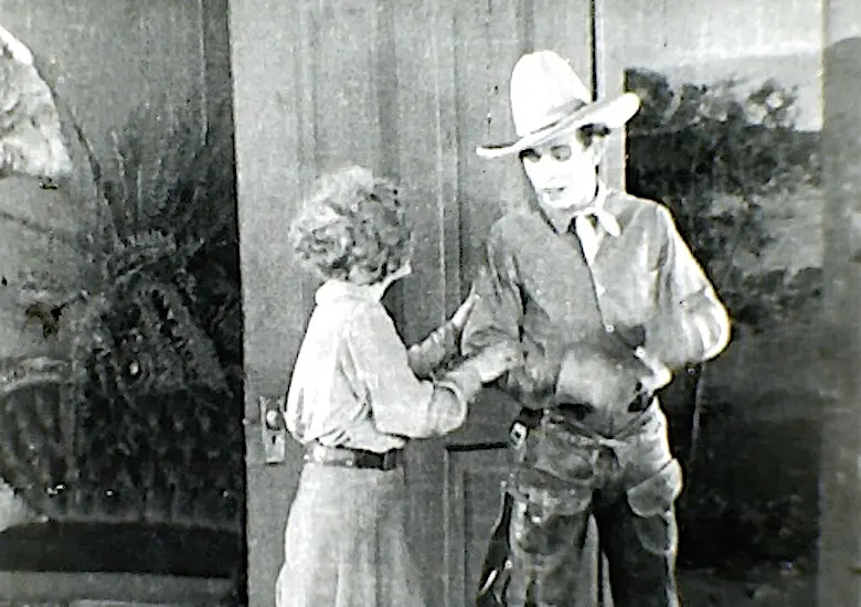 The Rider of the Pass scene