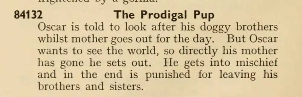 The Prodigal Pup