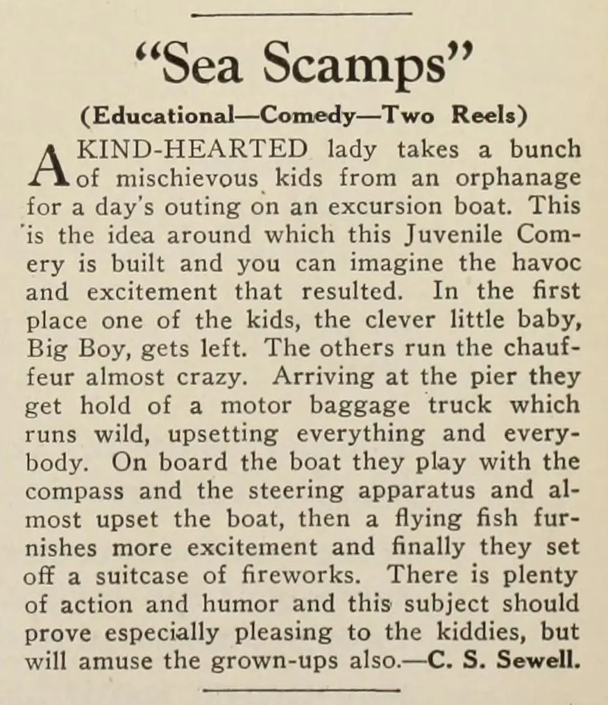 Sea Scamps