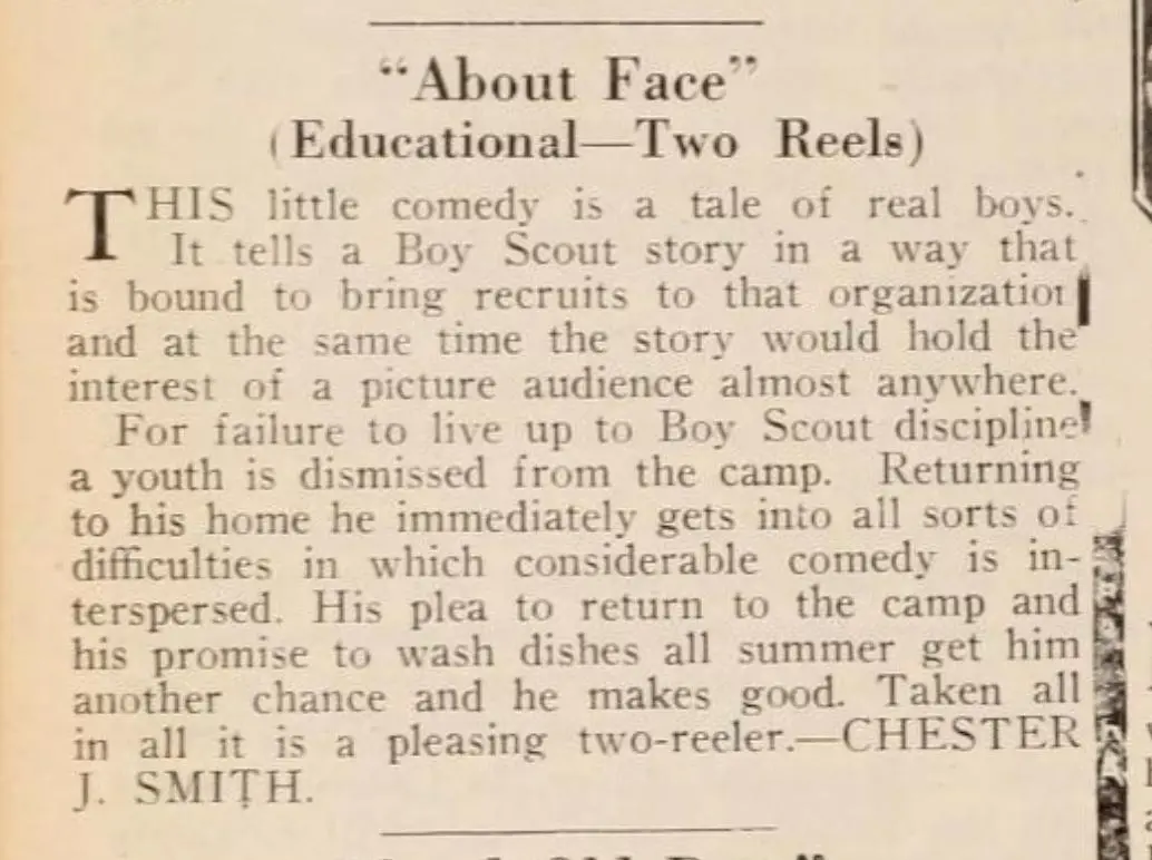 About Face scene