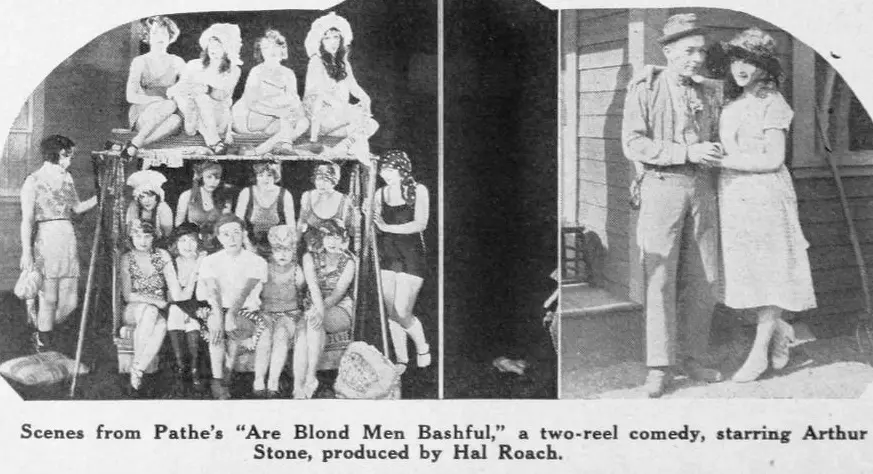 Are Blonde Men Bashful? scene 2