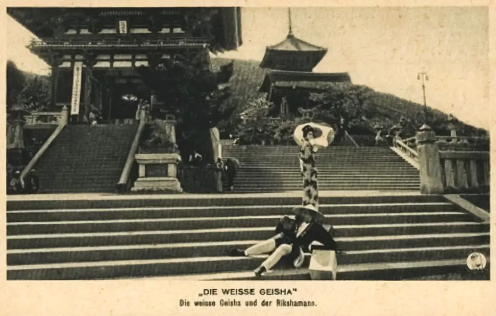Die weisse Geisha scene