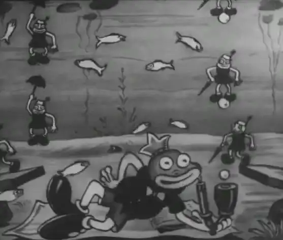 Zamilovaný vodník scene
