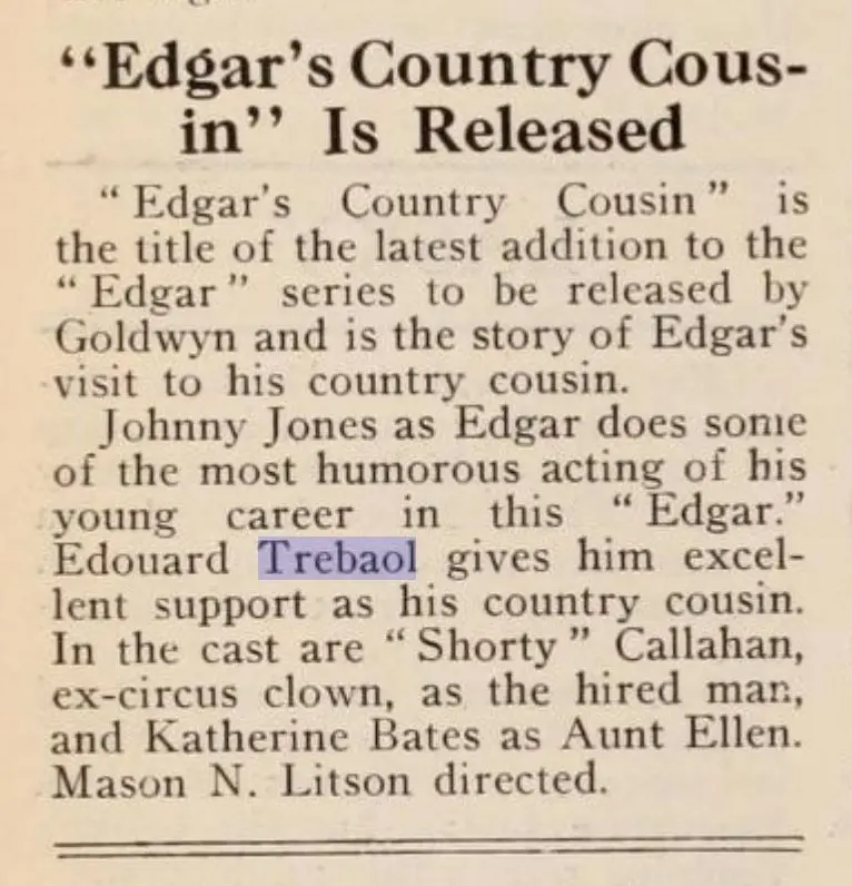 Edgar's Country Cousin photo