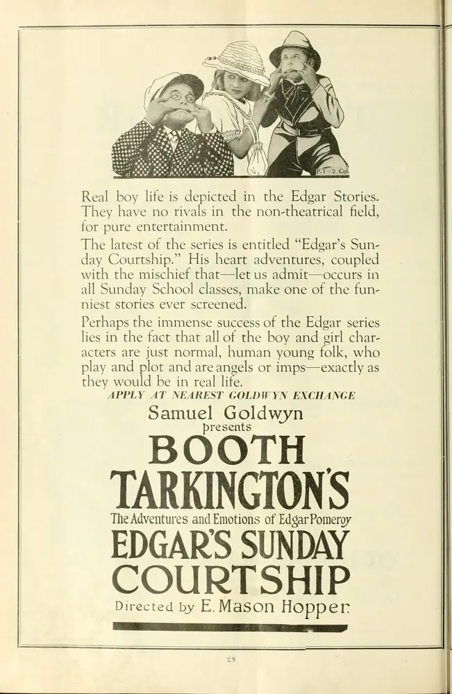 Edgar's Sunday Courtship scene