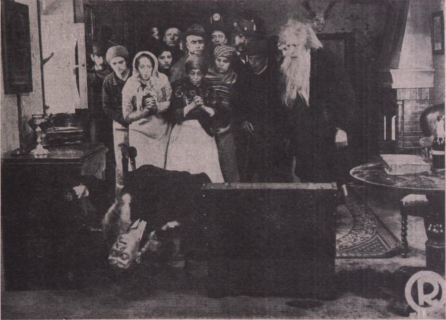 Des Goldes Fluch scene
