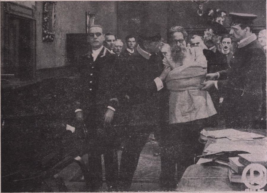 Des Goldes Fluch scene