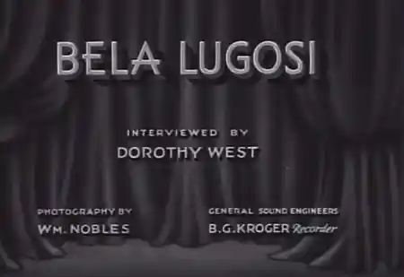 Intimate Interviews: Bela Lugosi