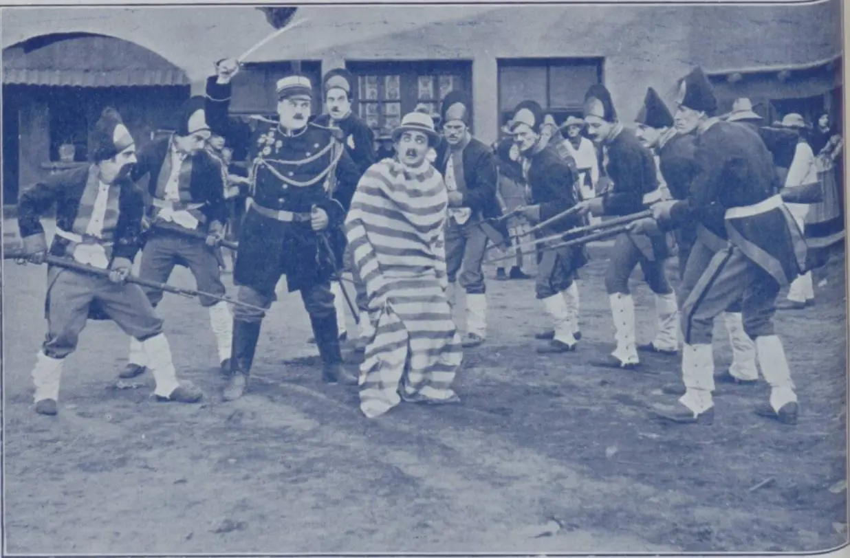 Forward March scene