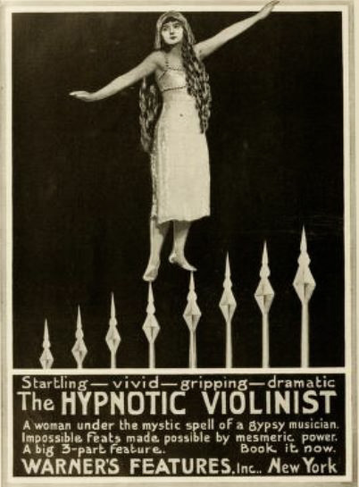 The Hypnotic Violinist scene