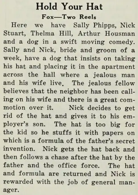 Hold Your Hat