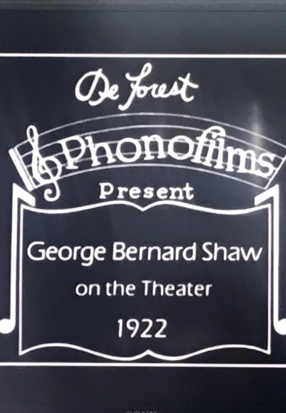 George Bernard Shaw scene