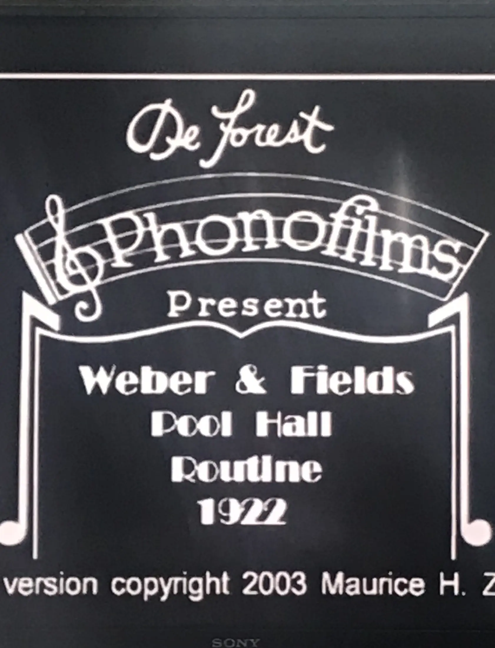 Weber and Fields scene