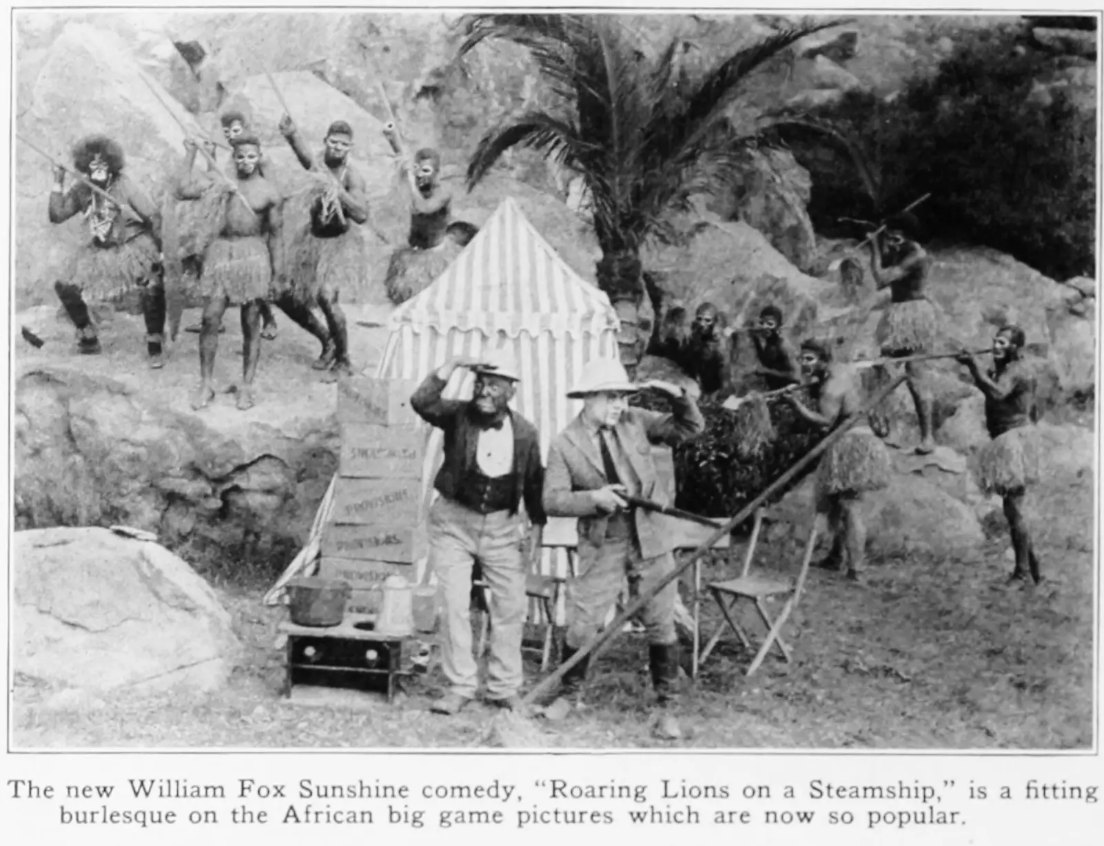 Roaring Lions on a Steamship photo