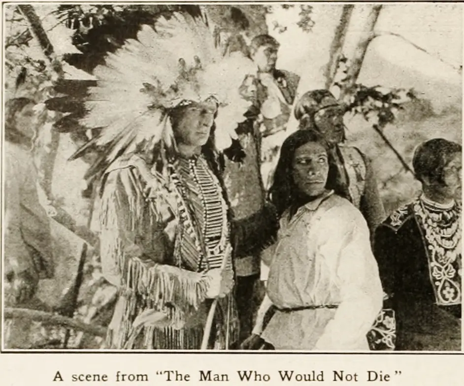 The Man Who Would Not Die scene