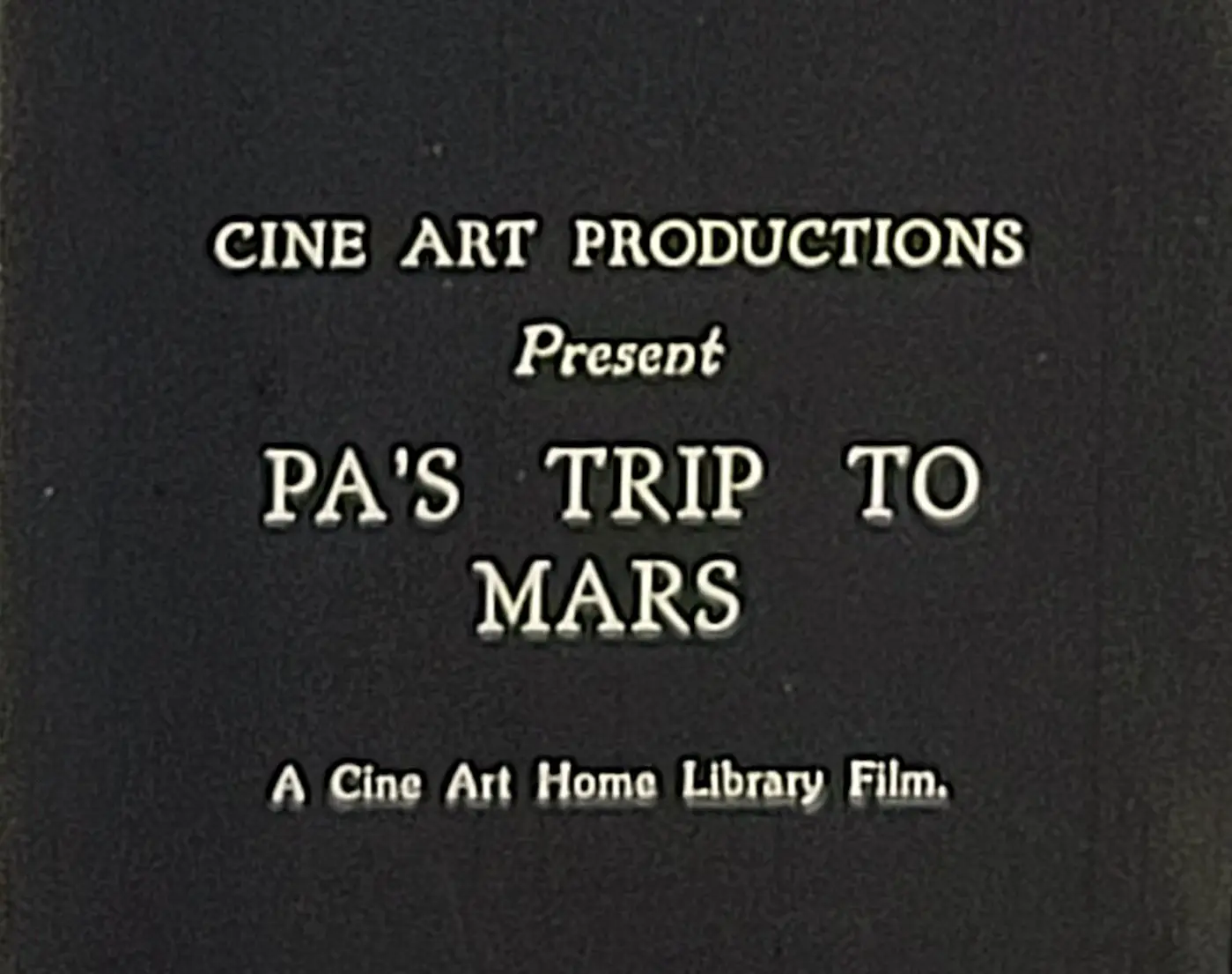 Pa's Trip to Mars scene