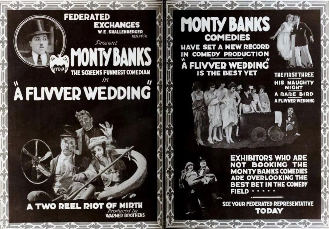 A Flivver Wedding scene
