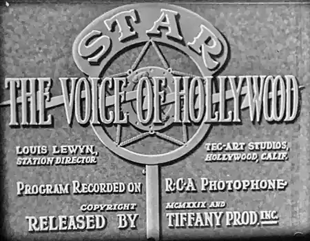 The Voice of Hollywood No. 12 scene