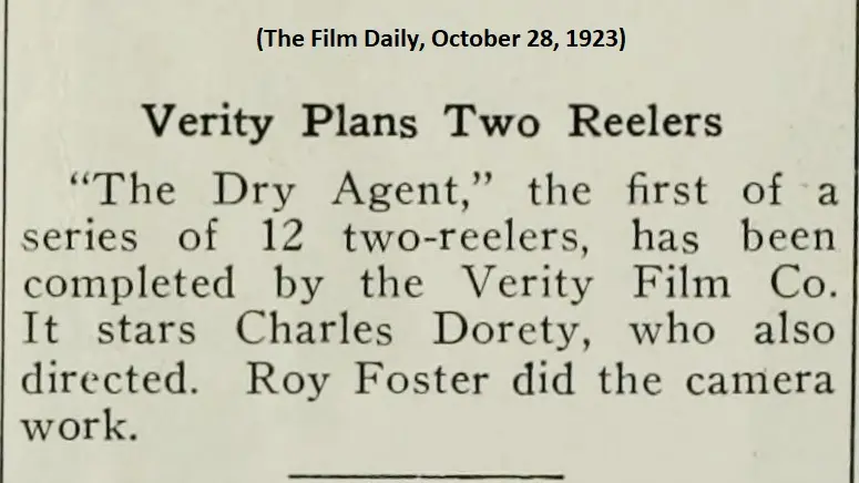 The Dry Agent scene