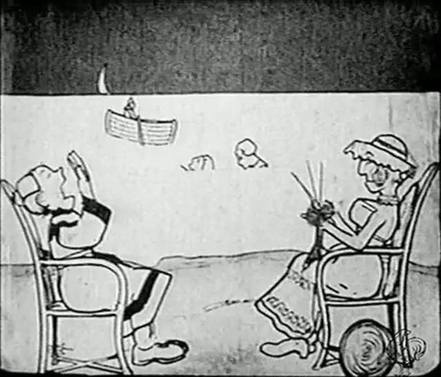 Bécassotte à la mer scene