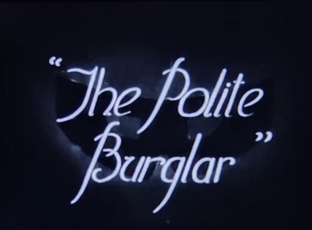 The Polite Burglar scene