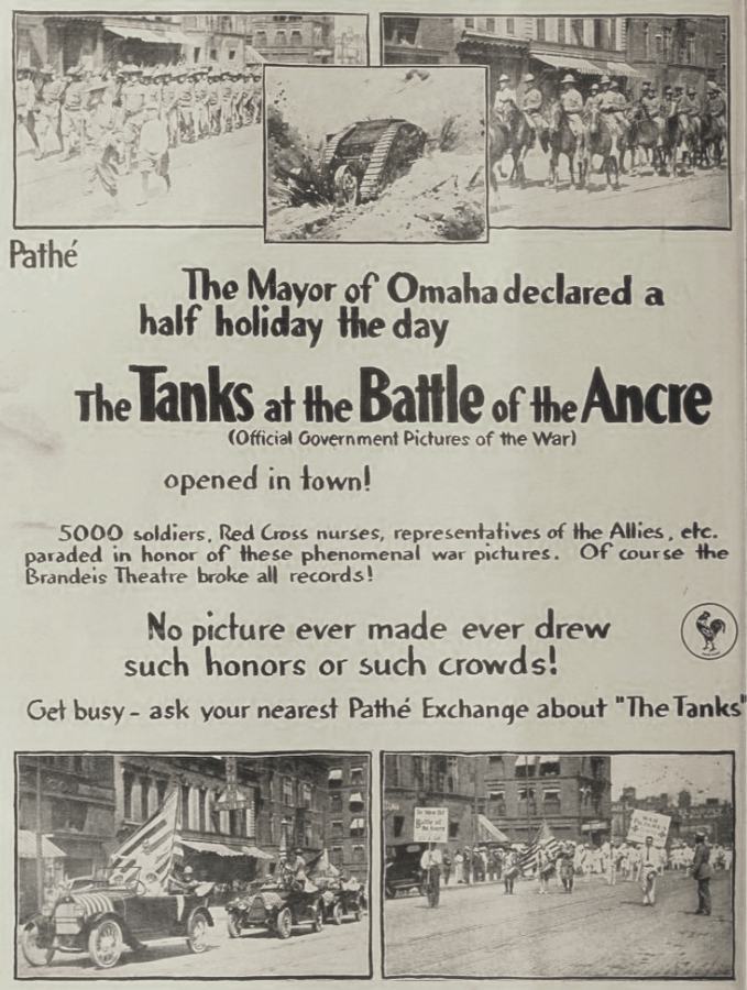 The Battle of the Ancre and the Advance of the Tanks scene