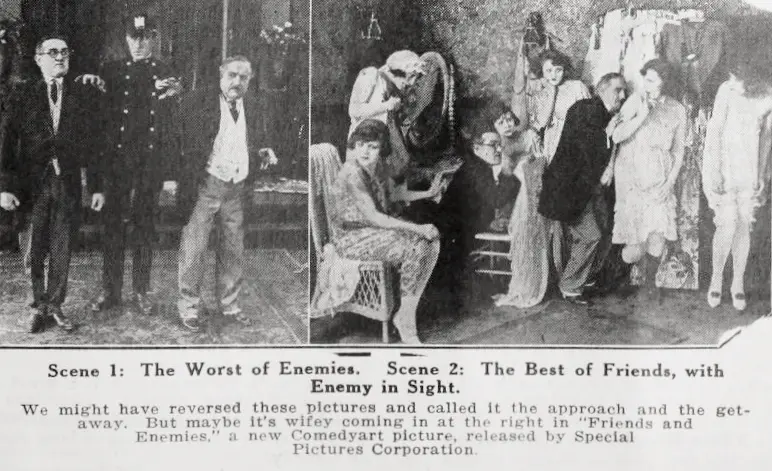 Friends and Enemies scene