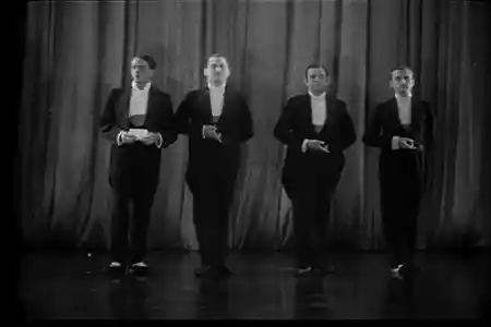 Jack Buchanan with the Glee Quartet scene