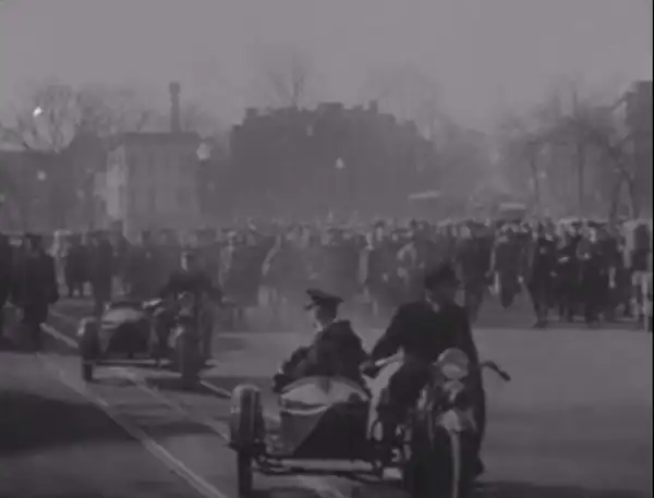 National Hunger March 1931 scene