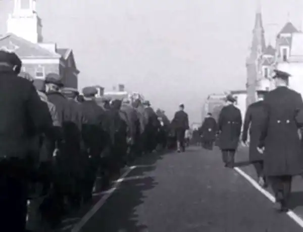 National Hunger March 1931 scene