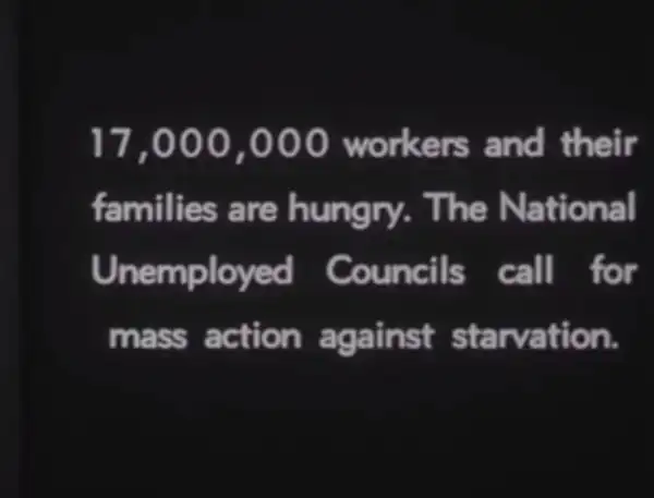 National Hunger March 1931 photo