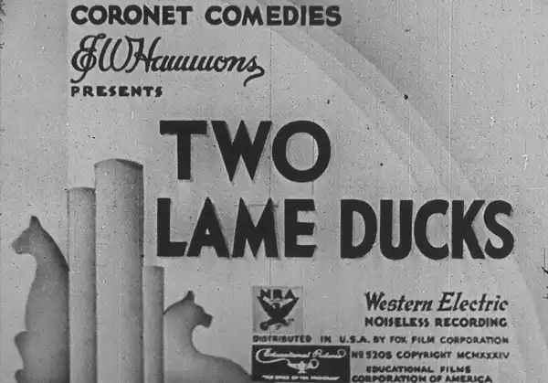 Two Lame Ducks