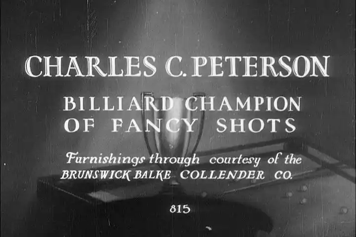 Charles C. Peterson: Billiard Champion of Fancy Shots