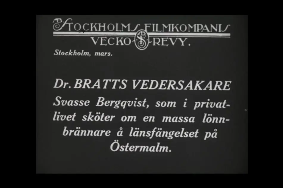 AB Stockholms Filmkompanis veckorevy nr. 19 scene