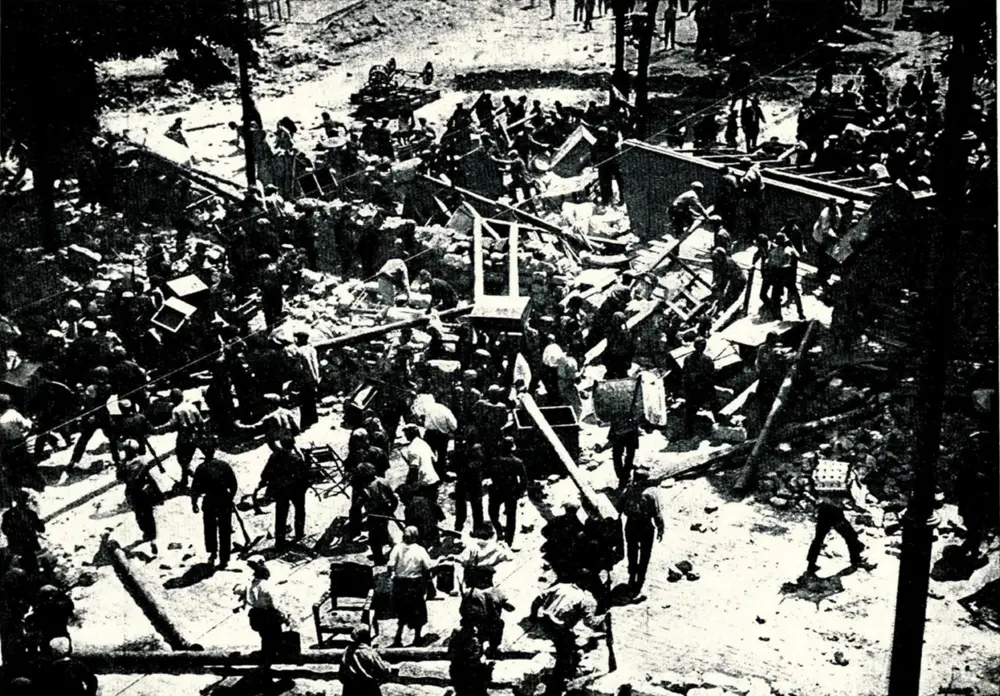 Borba gigantov scene