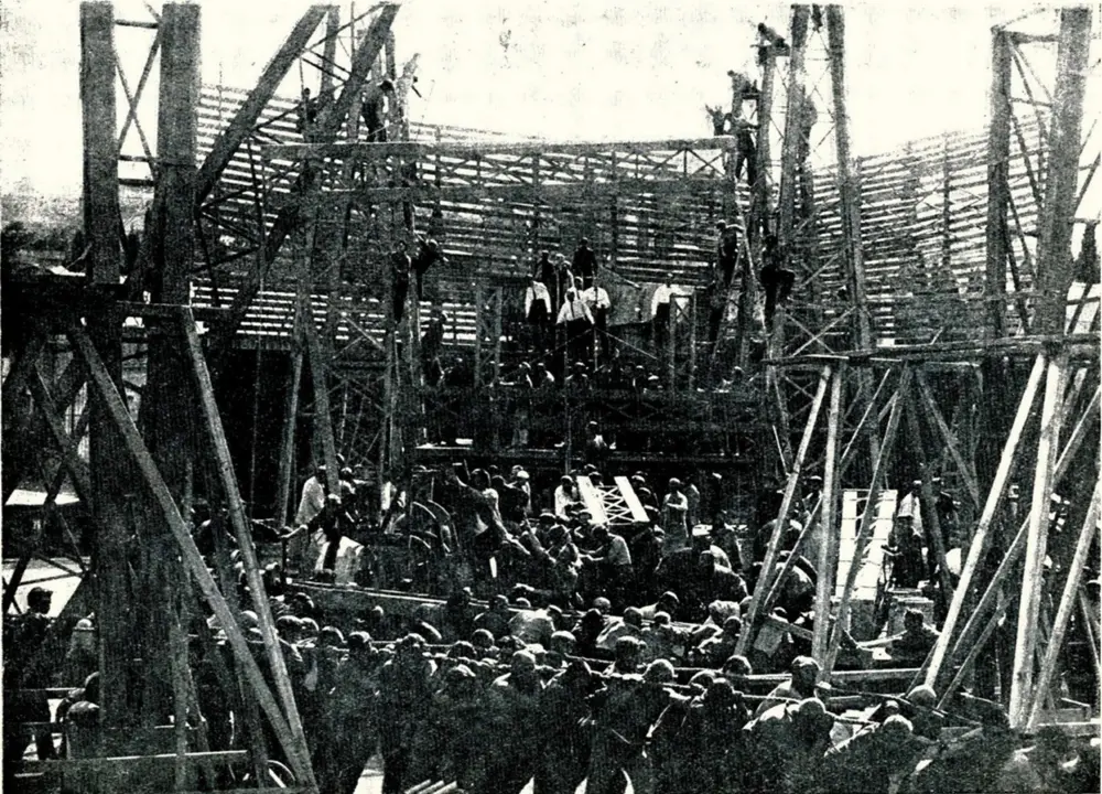Borba gigantov scene