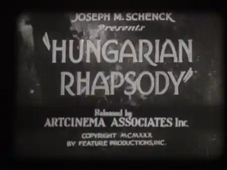 Hungarian Rhapsody scene