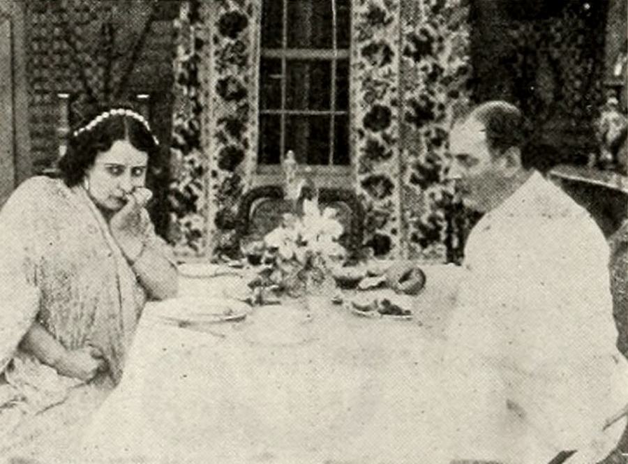 During the Plague scene